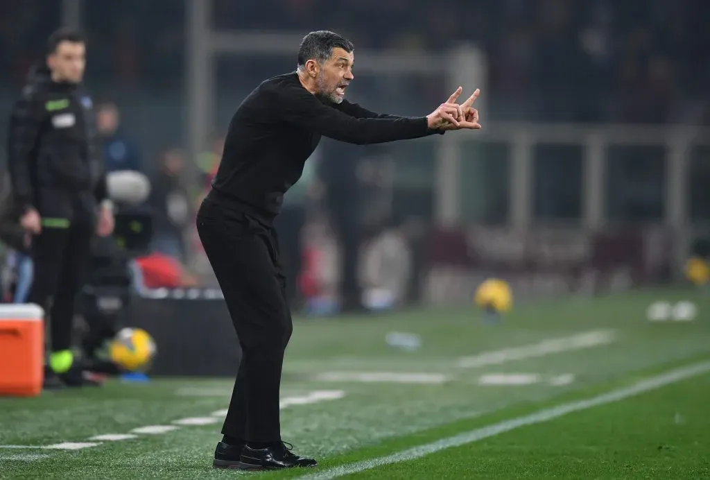 Sérgio Conceição, treinador do AC Milan. Foto: Getty Images