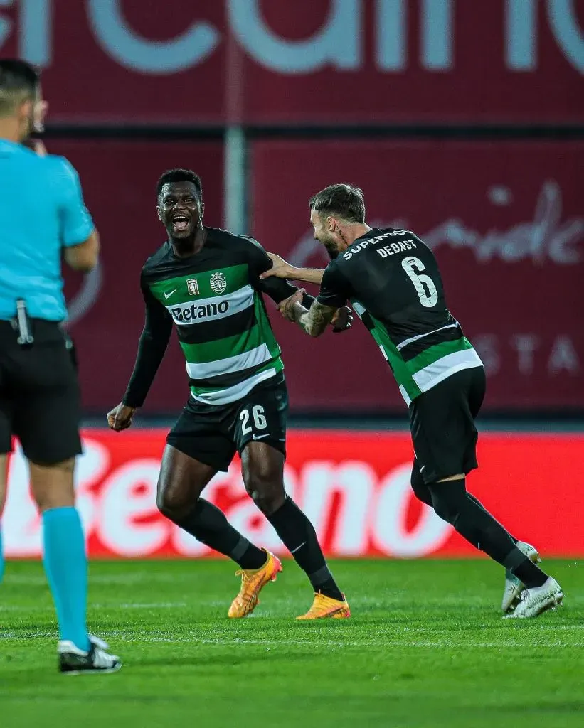 Ousmane Diomande no jogo do Sporting. Foto: Liga Portugal