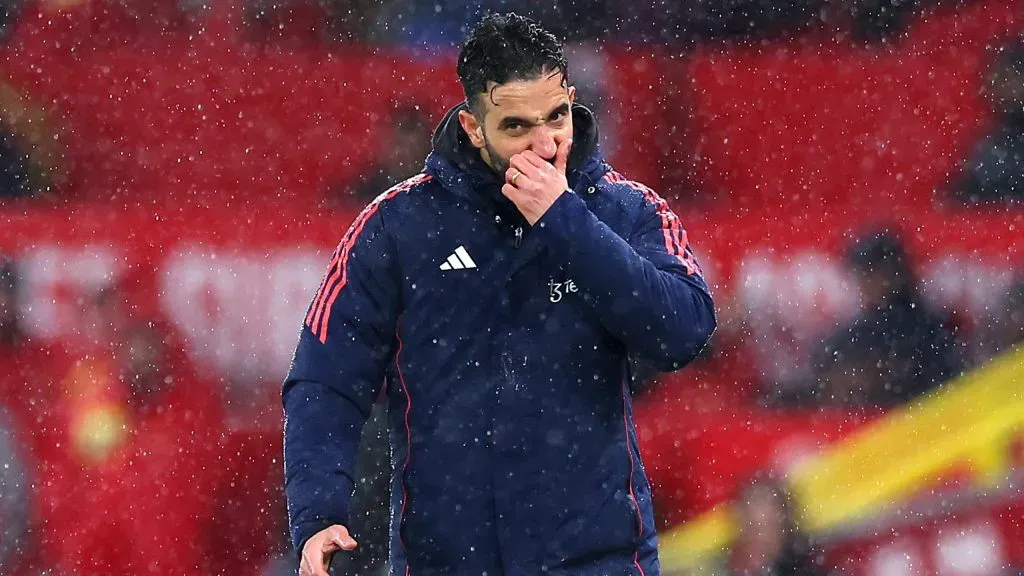 Ruben Amorim sofreu, mas venceu. Foto: Getty Images.