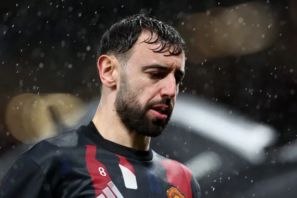 Bruno Fernandes, jogador do Manchester United. Foto: Getty Images