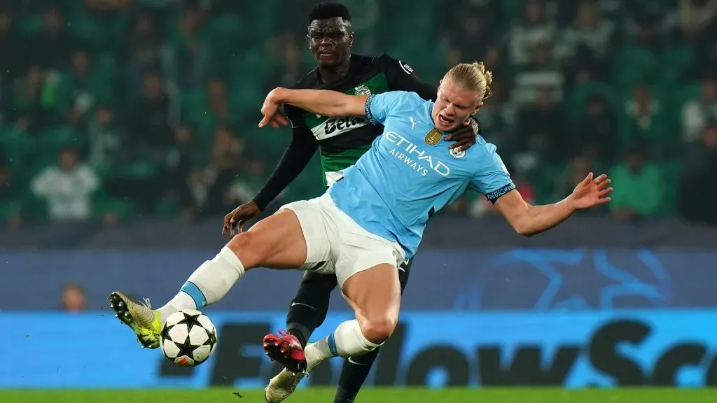 Ousmane Diomande foi o melhor defesa da Liga em janeiro. Foto: Getty Images.