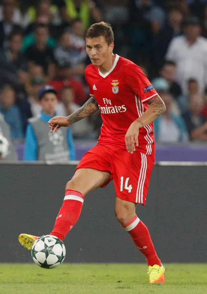 Victor Lindelof como jogador do Benfica. Foto: Getty Images