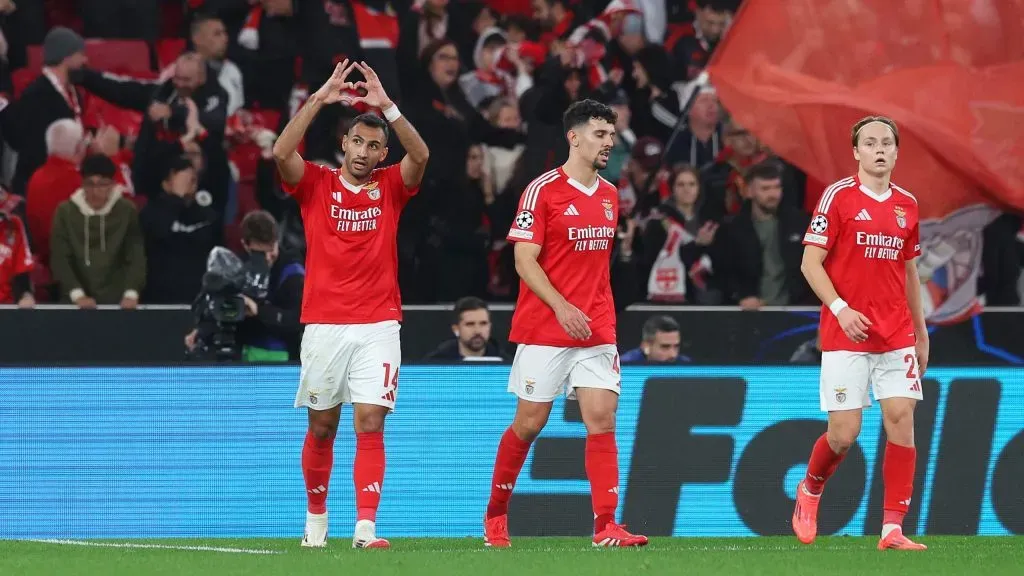 Benfica procura bater recorde de prémios na Champions League. Foto: Getty Images.