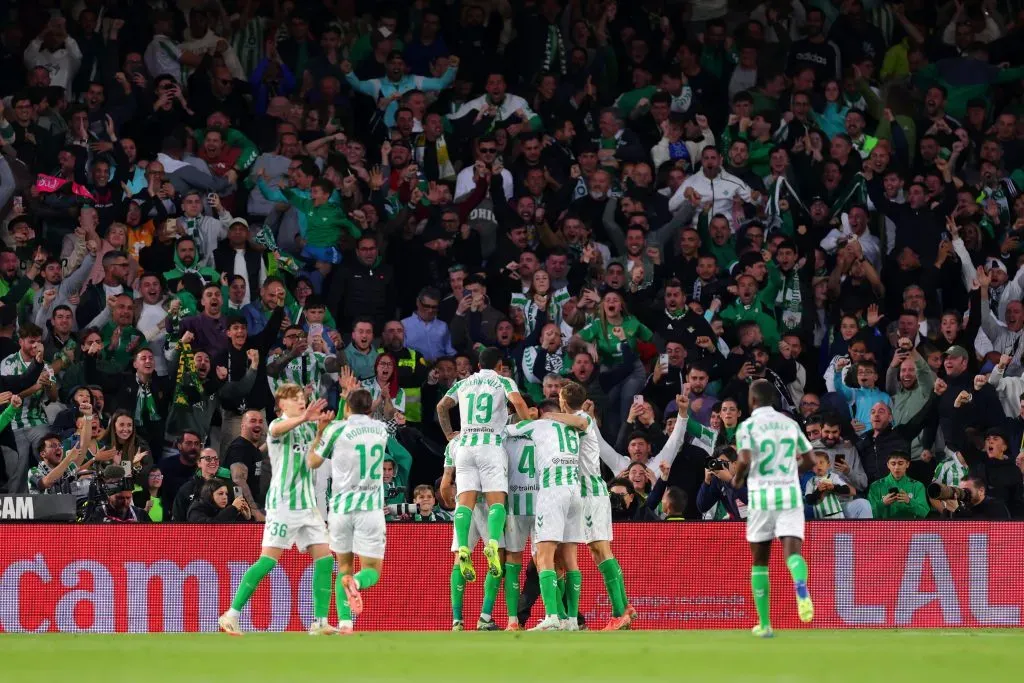 Real Betis no Benito Villamarín. Foto: Getty Images