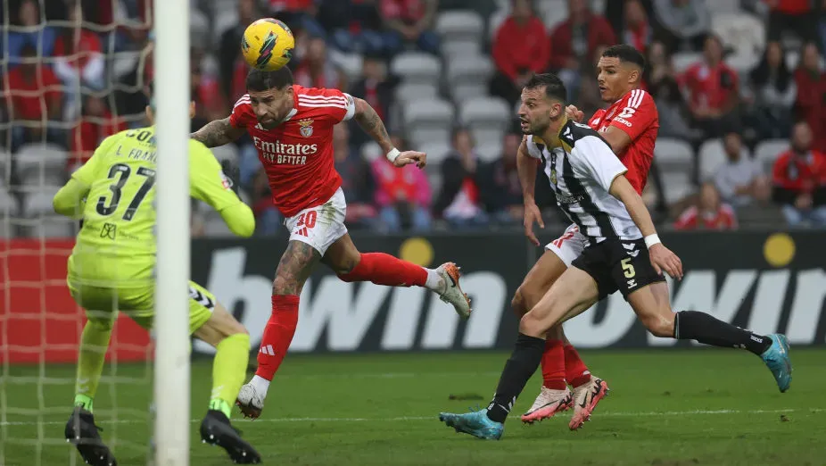 Imagem do jogo entre Nacional e Benfica da primeira volta (vitória por 0-2 dos encarnados). Foto: SL Benfica.