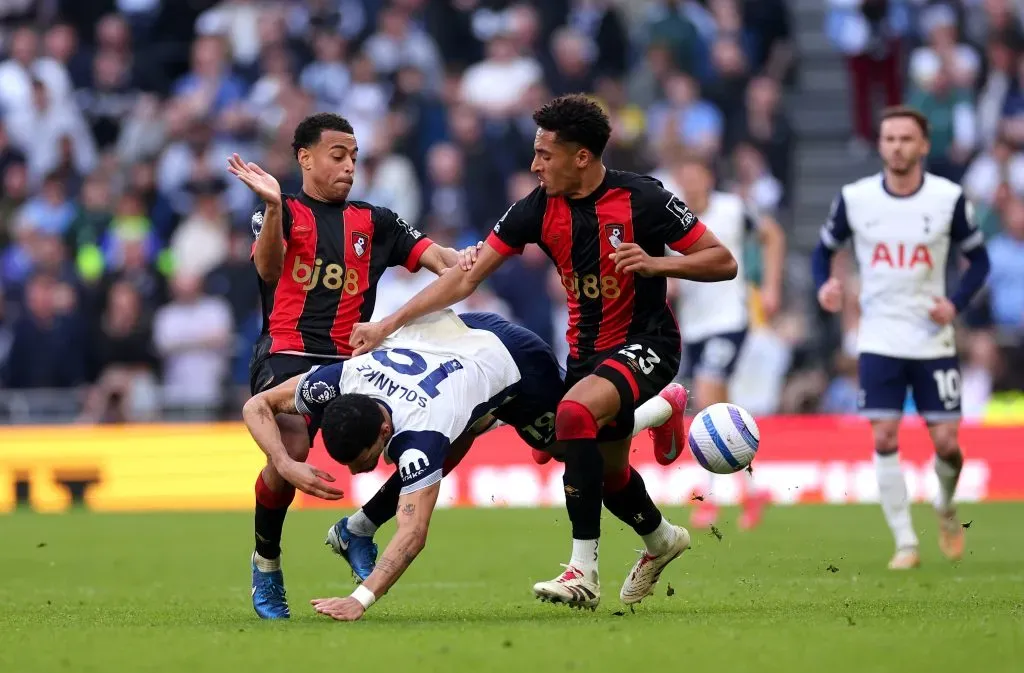 Tottenham empata com o Bournemouth. Foto: Getty Images
