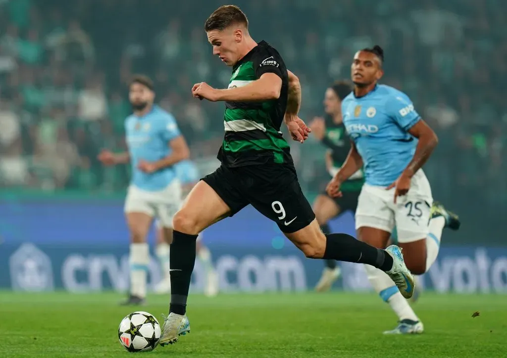 Viktor Gyokeres em ação pelo Sporting. Foto: Getty Images