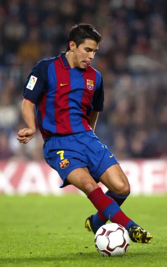 Javier Saviola jogou no Barcelona. Foto: Getty Images