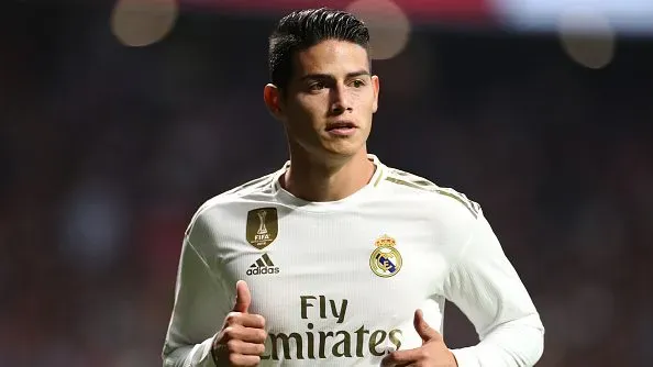 James Rodríguez, médio do Real Madrid. Foto: Getty Images