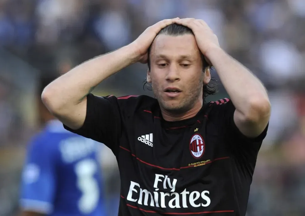 Cassano é ex-jogador do Milan. Foto: Dino Panato/Getty Images.