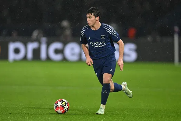 João Neves em ação pelo PSG. Foto: Getty Images