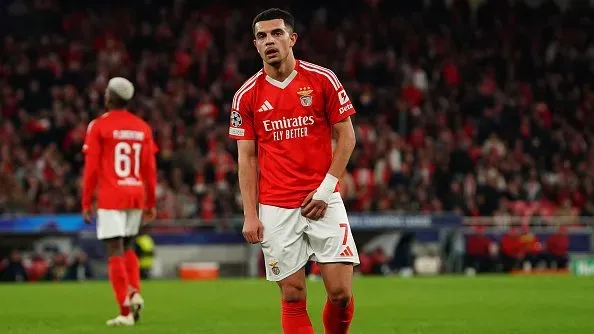 Zeki Amdouni, avançado do Benfica. Foto: Getty Images