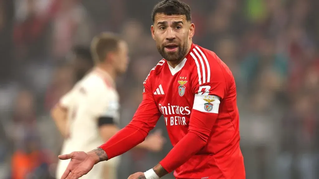 Otamendi com futuro incerto no Benfica. Foto: Getty.