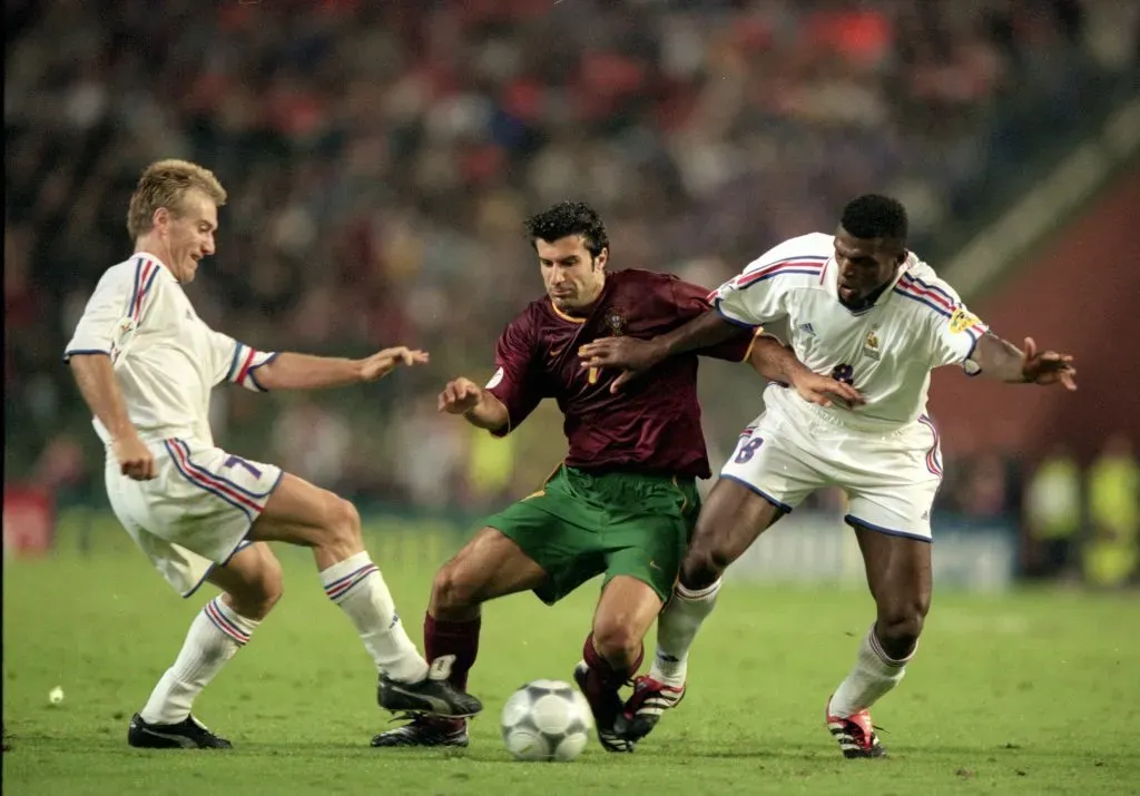 Luís Figo no Euro 2000. Foto: Allsport via Getty Images