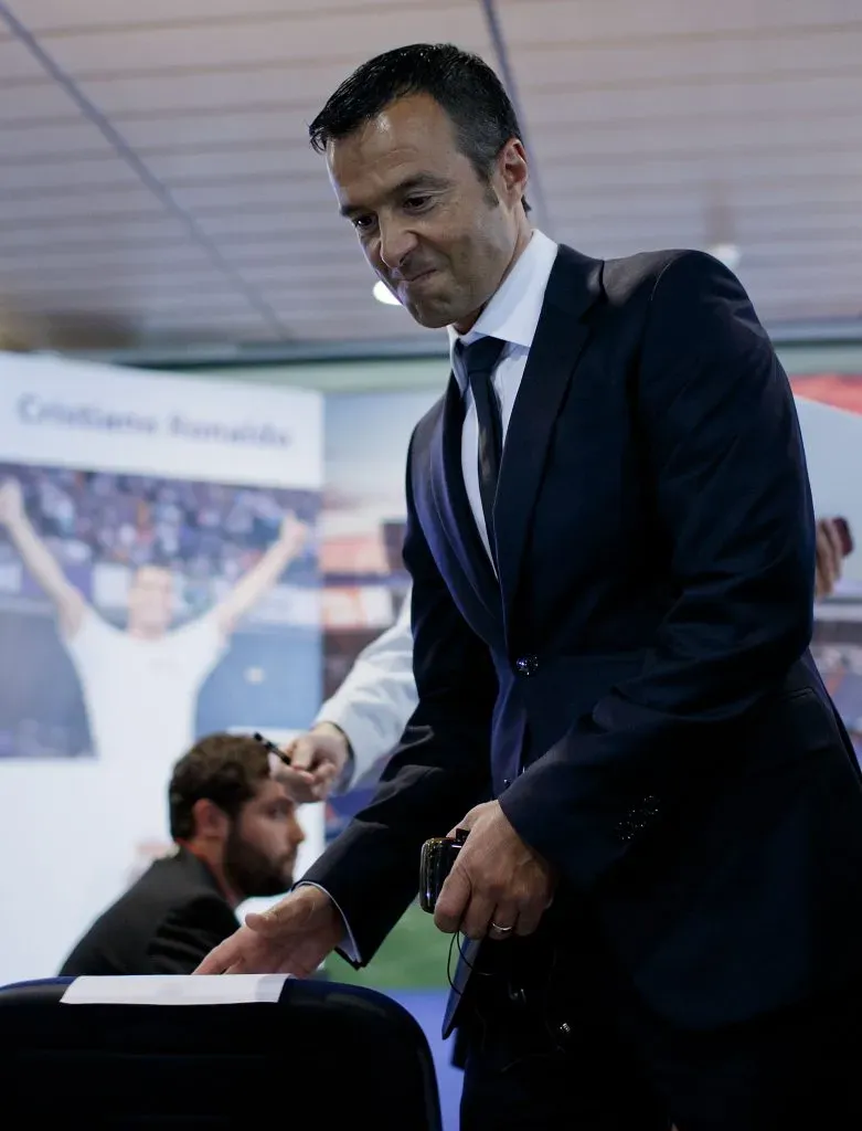 Jorge Mendes é um dos melhores e mais conhecidos empresários no mundo. Foto: Gonzalo Arroyo Moreno/Getty Images.
