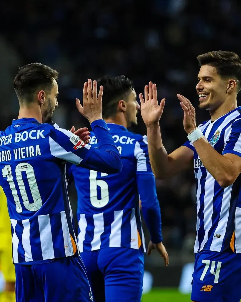 FC Porto festeja golo no último jogo. Foto: Liga Portugal