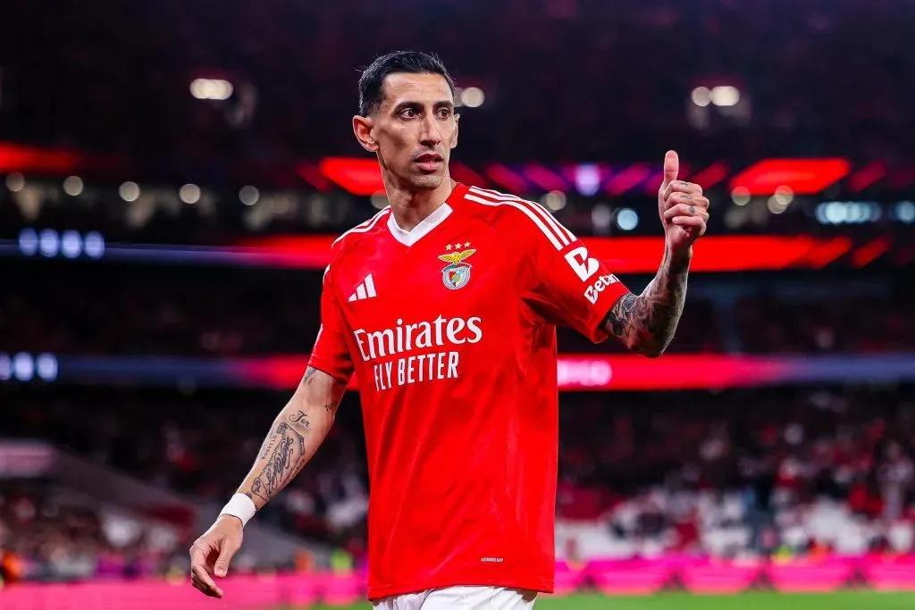 Ángel Di María evita suspensão no Benfica x Farense. Foto: Liga Portugal