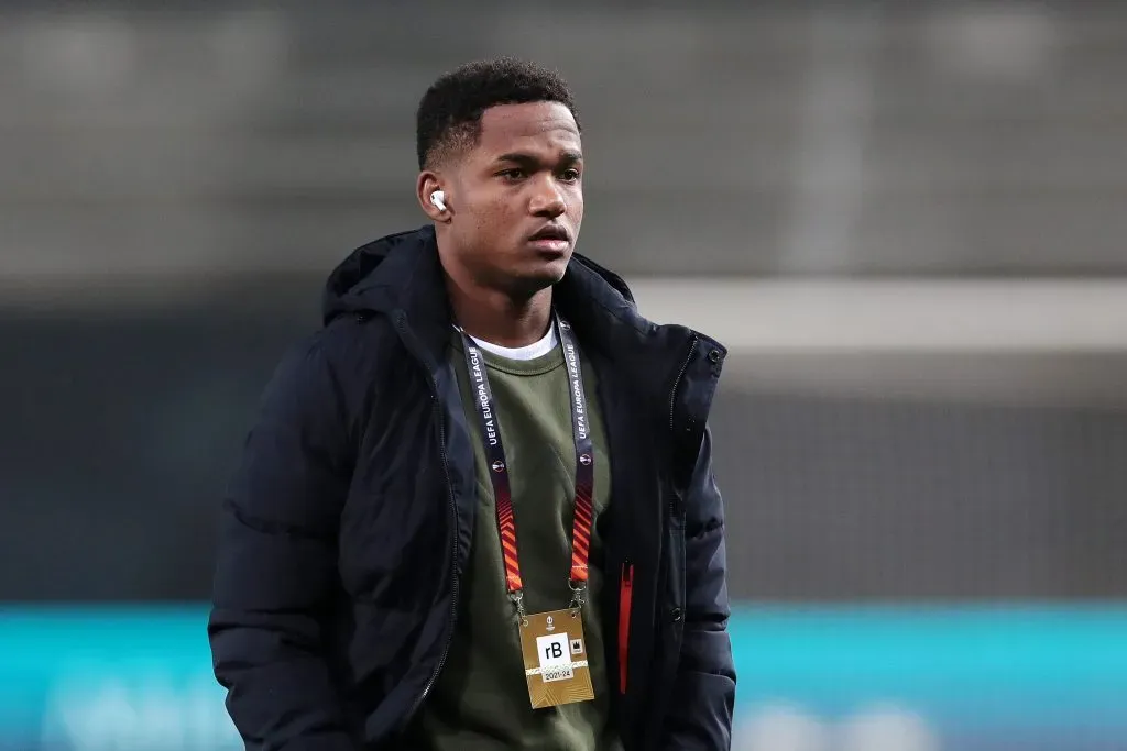 Geny Catamo, jogador do Sporting. Foto: Getty Images