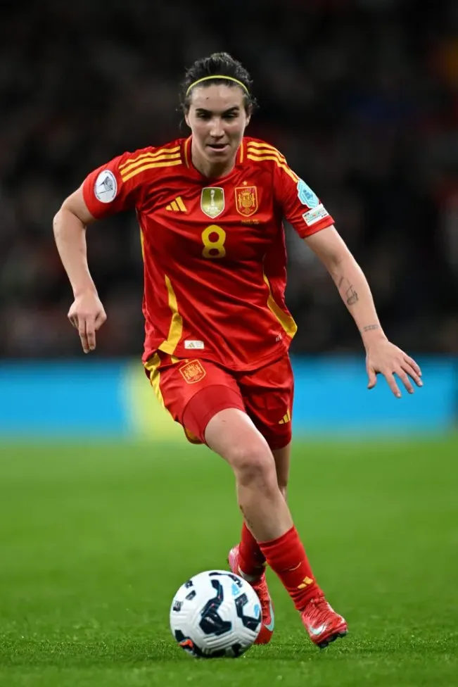 Mariona Caldentey também esteve presente na conferência. Foto: Justin Setterfield/Getty Images.