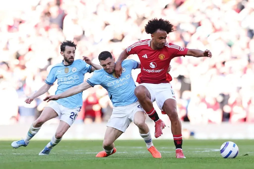 Manchester United e Manchester City empatam. Foto: Getty Images