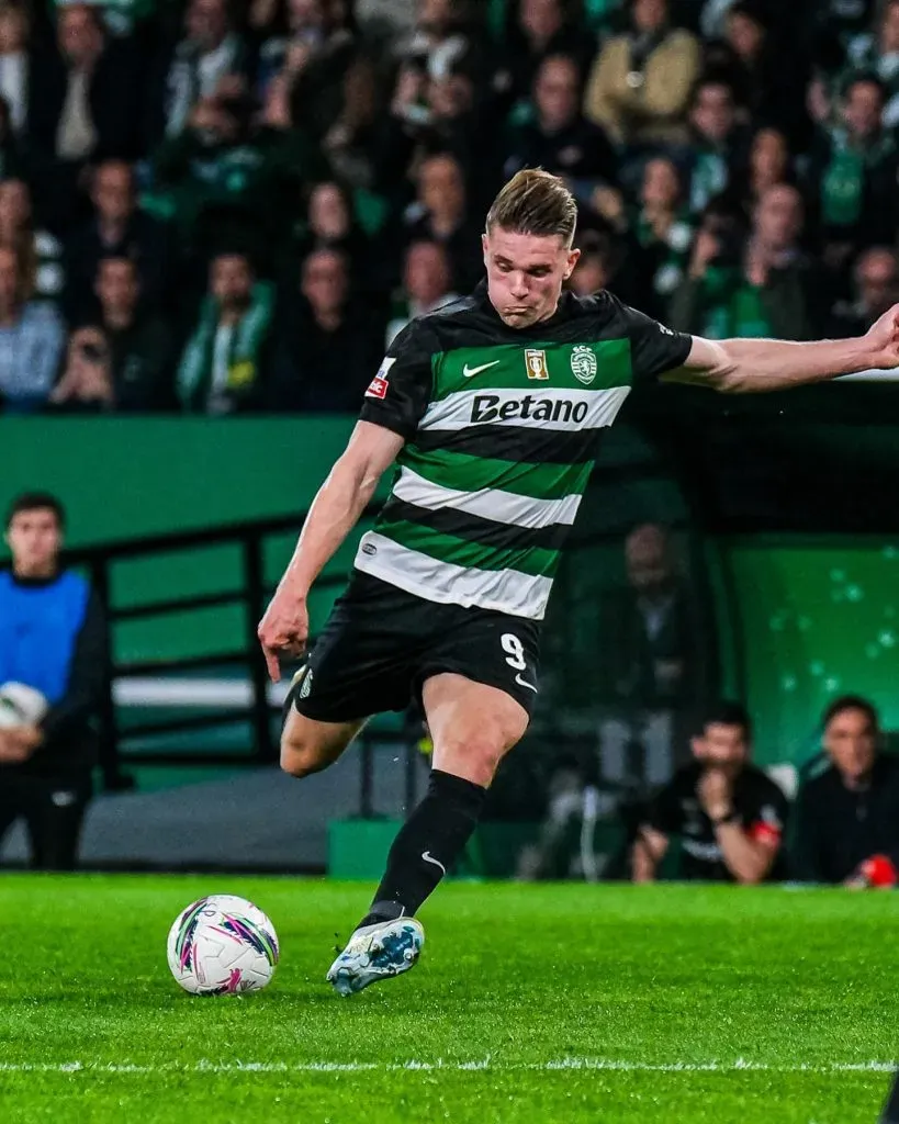 Viktor Gyokeres marcou pelo Sporting. Foto: Liga Portugal