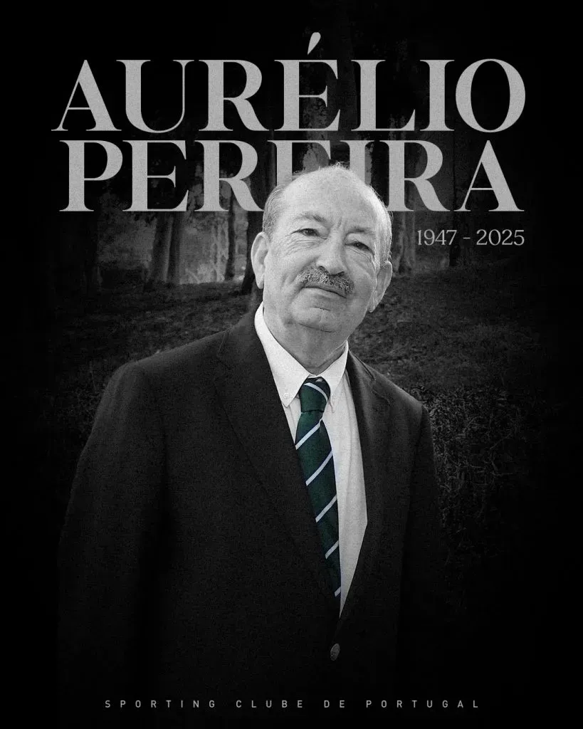 O “último adeus” do Sporting a Aurélio Pereira. Foto: SCP.