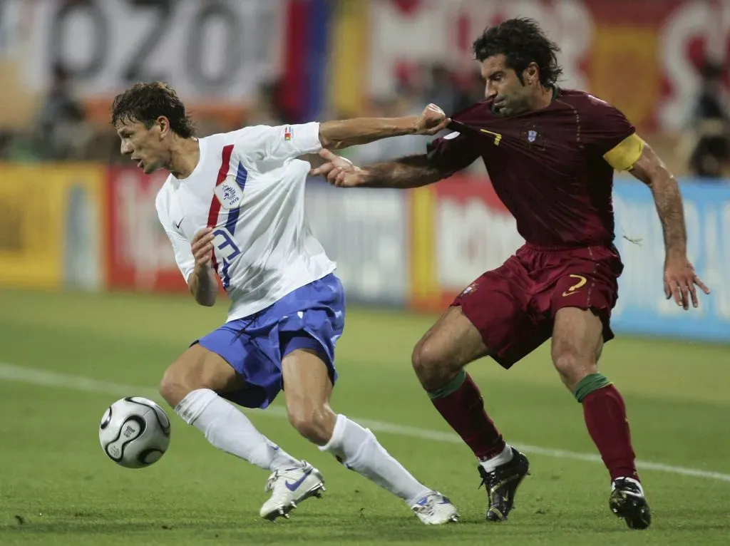 Khalid Boulahrouz contra Portugal no Mundial 2006. Foto: Getty Images