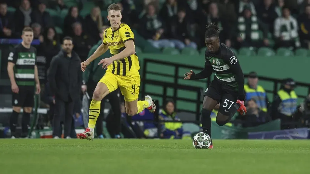 Geovany Quenda tem brilhado ao serviço do Sporting. Foto: Getty Images.