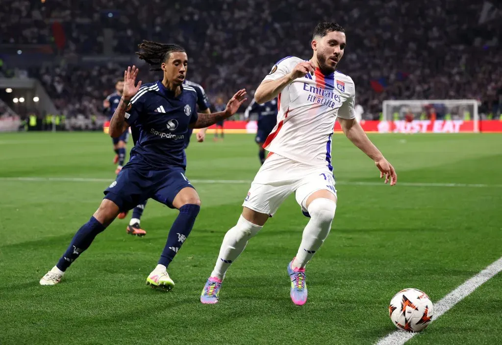 Lyon e Manchester United empatam. Foto: Getty Images