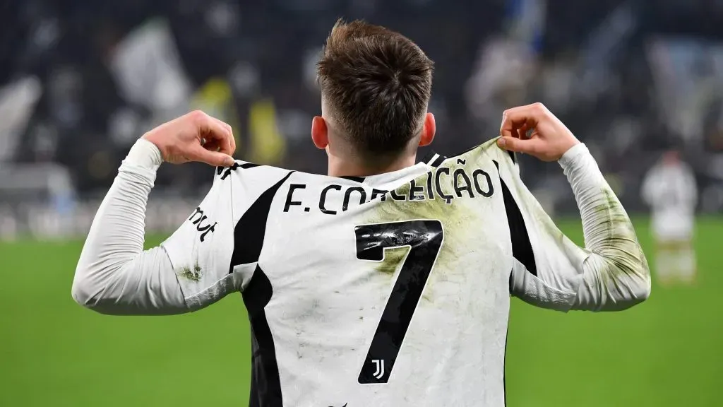 Francisco Conceição perdeu espaço no onze da Juventus. Foto: Getty Images.