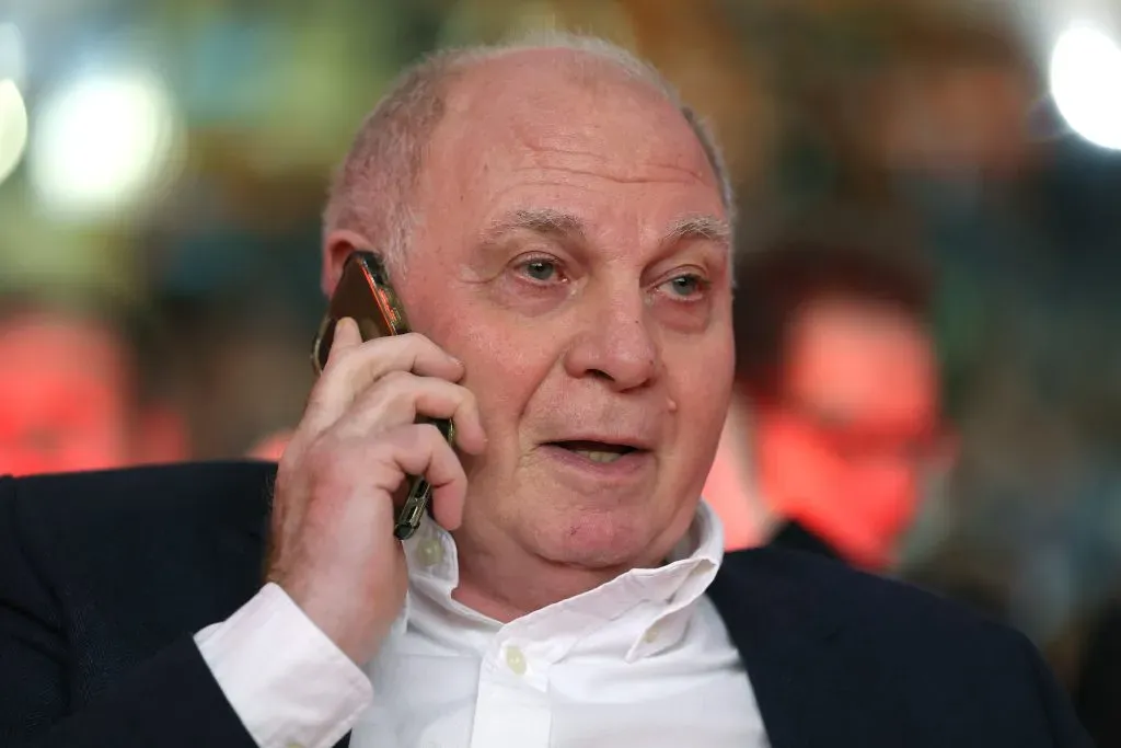 Uli Hoeness, presidente honorário do Bayern Munique. Foto: Getty Images