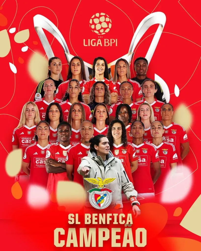 Benfica conquistou o pentacampeonato da Liga BPI. Foto: SL Benfica.