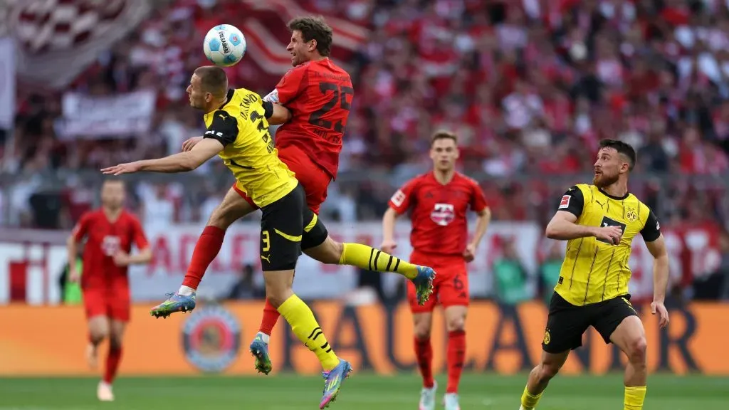 Bayern Munique empatou no clássico frente ao Borussia Dortmund. Foto: Getty Images.