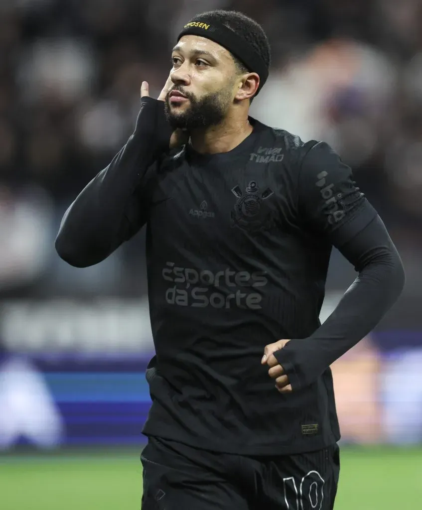 Memphis Depay, jogador do Corinthians. Foto: Getty Images