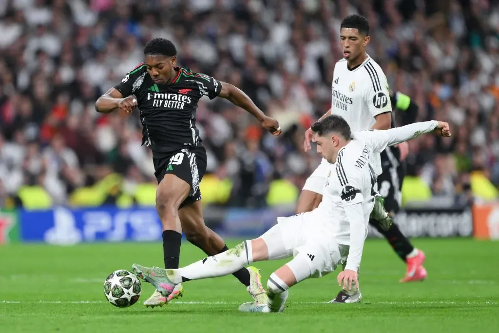 Real Madrid perdeu com o Arsenal. Foto: Getty Images