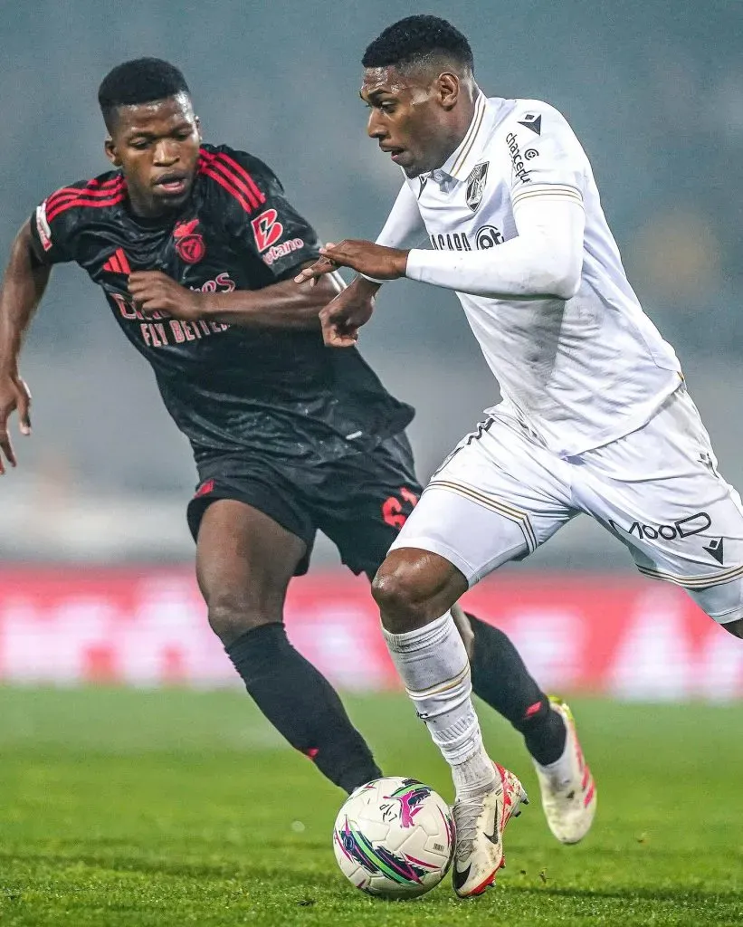 Florentino ‘amarelado’ no Vitória SC x Benfica. Foto: Liga Portugal