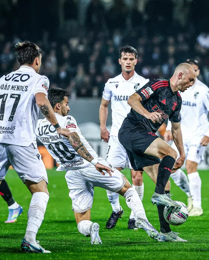 Tiago Silva no Vitória SC x Benfica. Foto: Liga Portugal