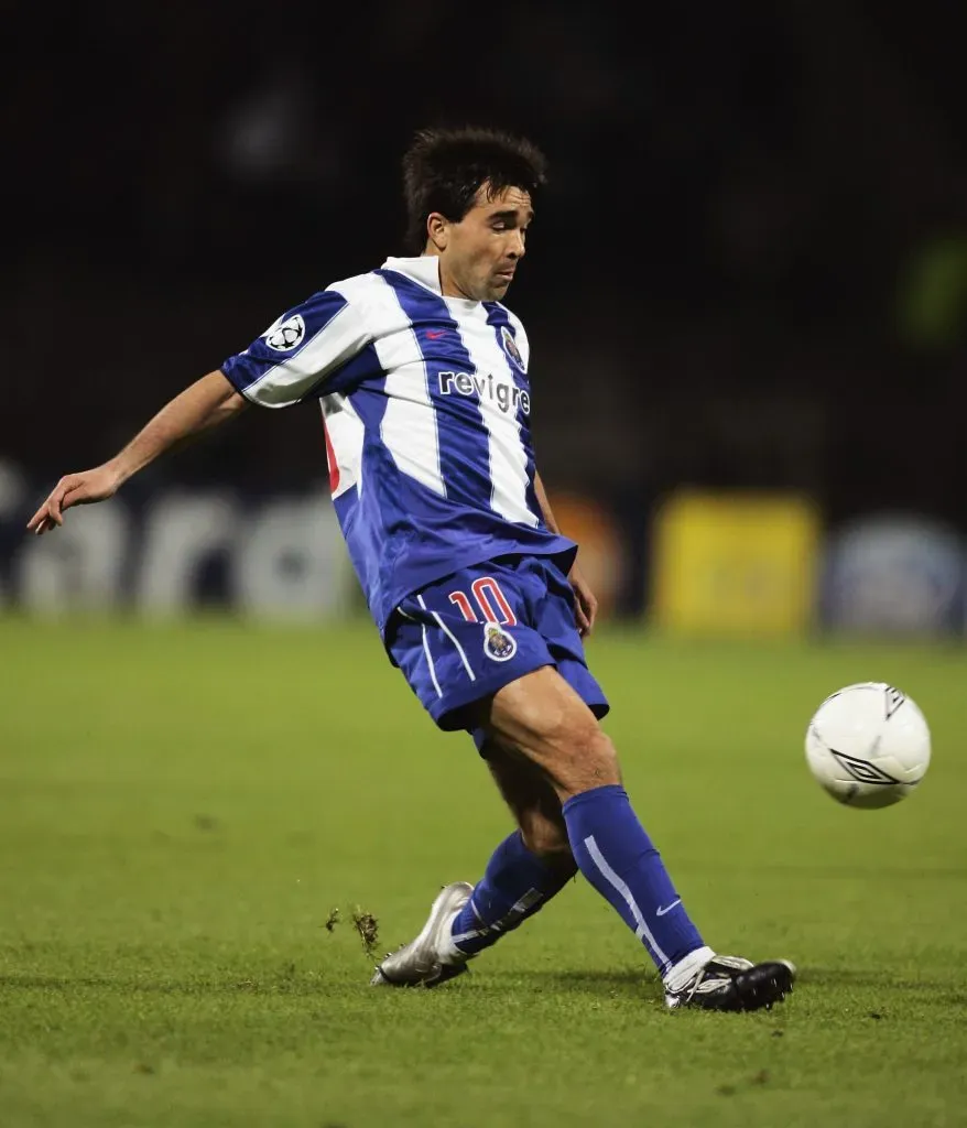 Deco a atuar pelo FC Porto. Foto: Getty Images