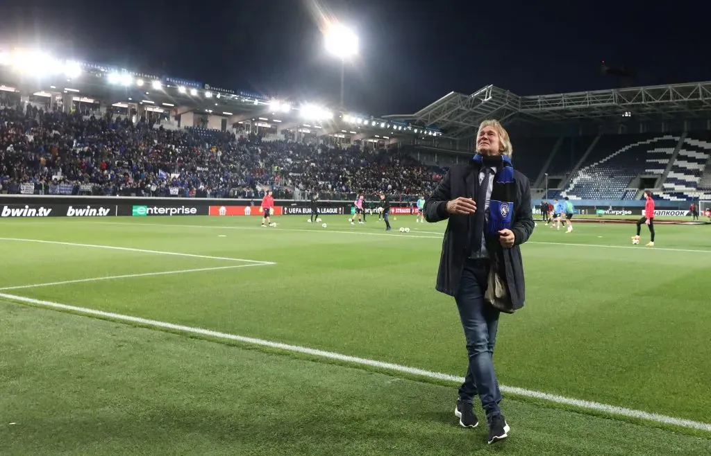 Stromberg jogou pela Atalanta entre 1984 e 1992 e foi capitão do clube. Foto: Marco Luzzani/Getty Images.