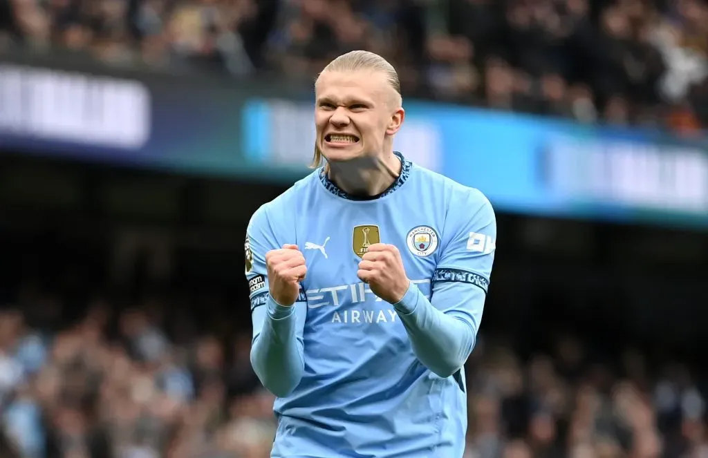 Erling Haaland, jogador norueguês do Manchester City. Foto: Getty Images