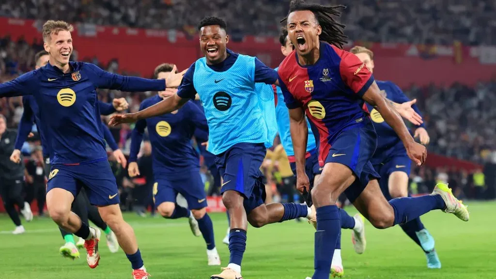 Barcelona conquistou a Taça do Rei frente ao Real Madrid. Foto: Getty Images.