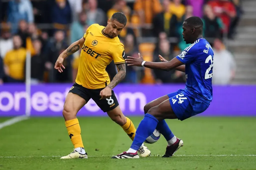 Wolverhampton vence Leicester. Foto: Getty Images