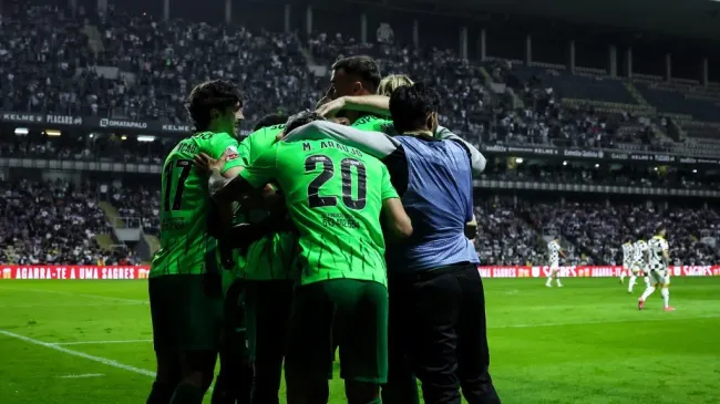 Os leões continuam bem unidos em torno do objetivo máximo. Foto: Sporting.