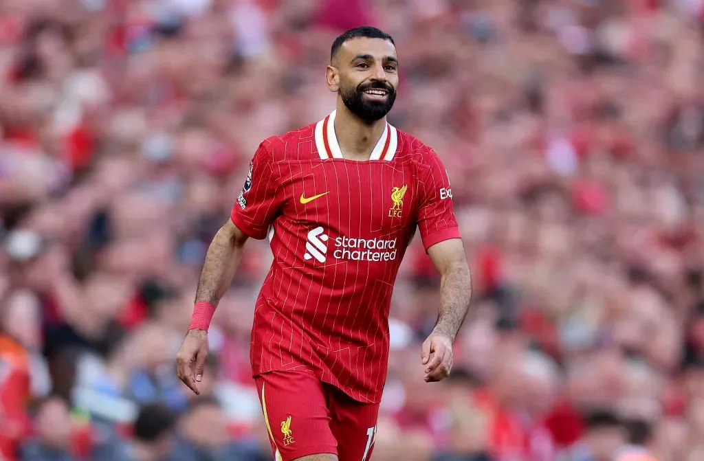 Mohamed Salah concorre com Viktor Gyokeres pela Bota de Ouro. Foto: Getty Images