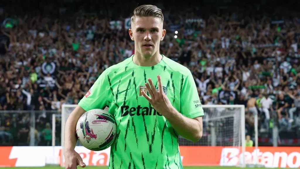 Viktor Gyökeres lidera a corrida pela Bota de Ouro. Foto: Liga Portugal.