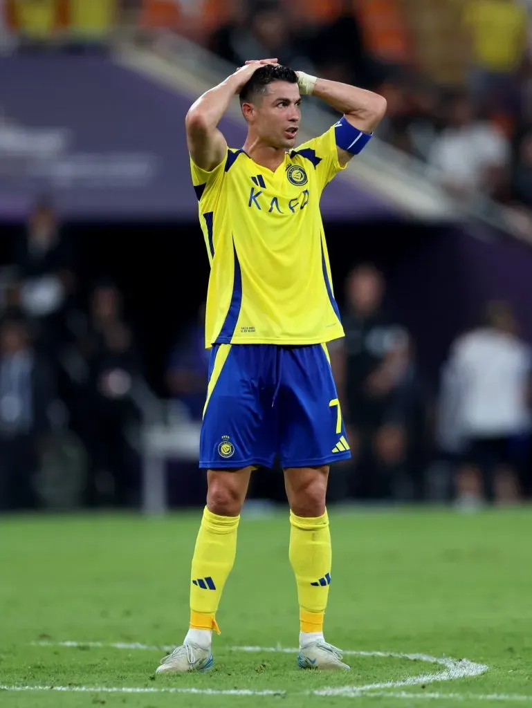CR7 poderá ficar mais uma época sem vencer um grande título com o clube. Foto: Yasser Bakhsh/Getty Images.