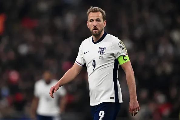 Harry Kane é o maior artilheiro da Seleção da Inglaterra. Foto: Getty Images