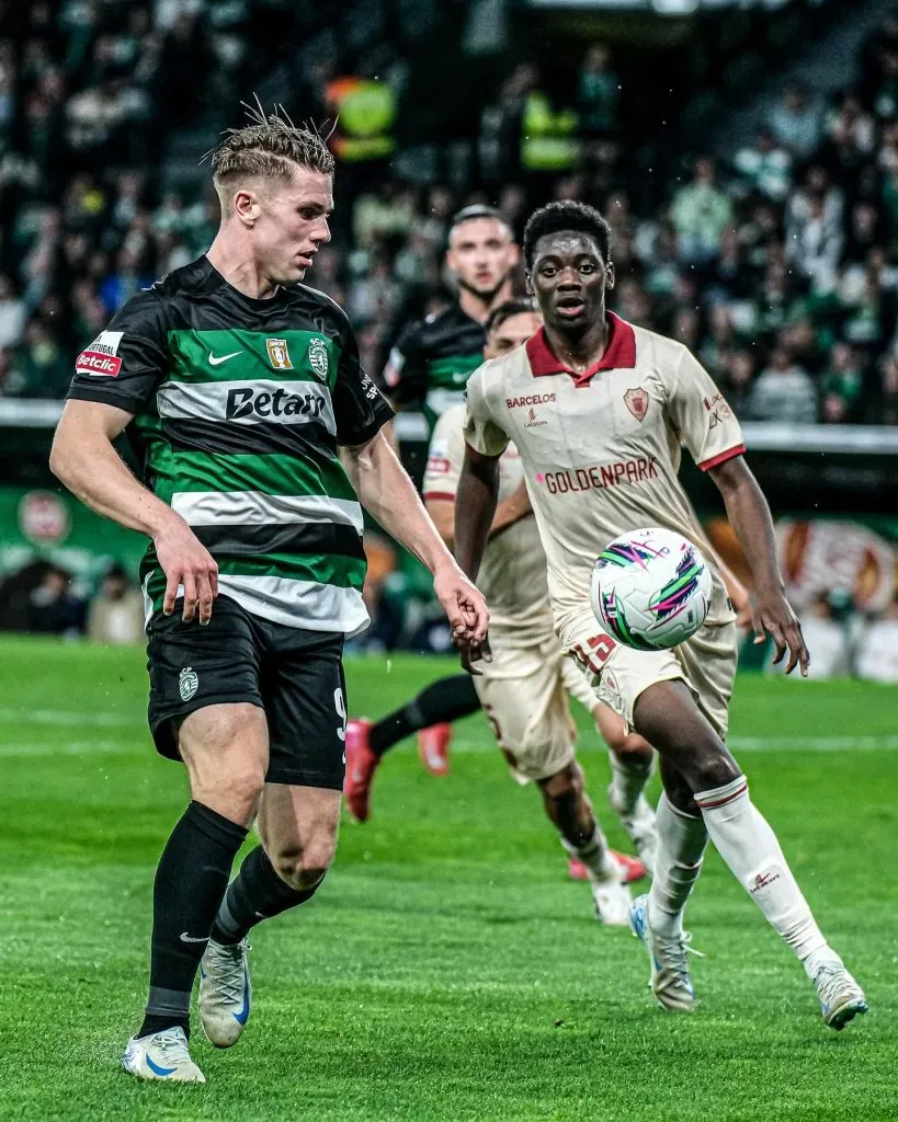 Viktor Gyokeres anulado pelo Gil Vicente. Foto: Liga Portugal