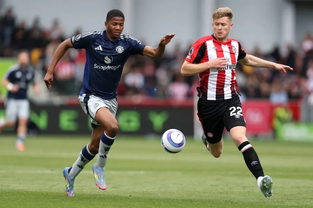 Manchester United perdeu com o Brentford. Foto: Getty Images