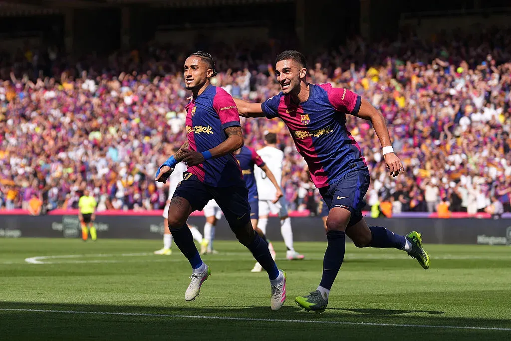 Raphinha marcou o golo da remontada de 3-2. Foto: Getty Images